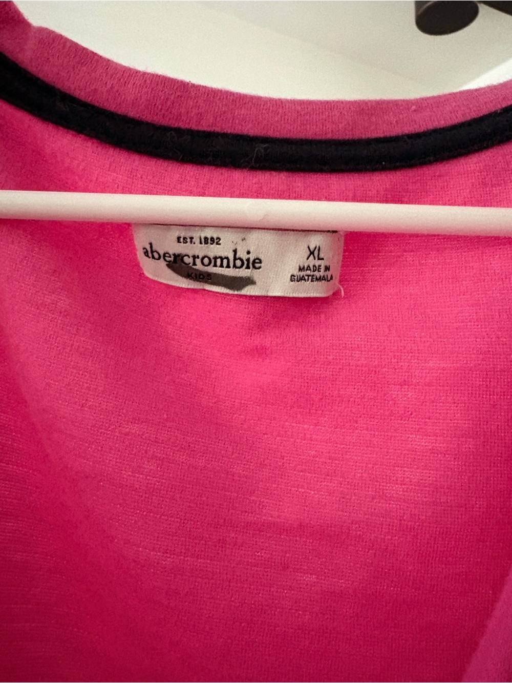 Abercrombie & Fitch Pink Henley Long Sleeve Top - Picture 3 of 4